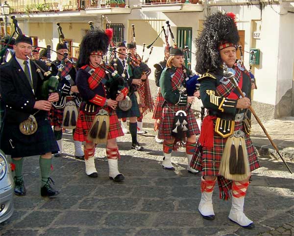 original pipe band of Queen Elisabeth II.