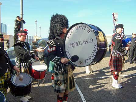 original pipe band of Queen Elisabeth II.